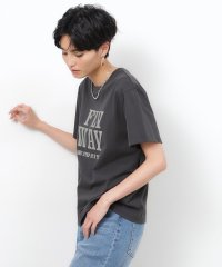 OPAQUE.CLIP/ロゴプリントTシャツ USED風/506066604