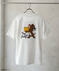 MAC HOUSE(men)/Tom and Jerry ジェリー タフィー サガラ刺繍Tシャツ 152148065－6/506066675