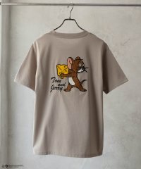 MAC HOUSE(men)/Tom and Jerry ジェリー タフィー サガラ刺繍Tシャツ 152148065－6/506066675