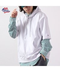 JEMORGAN/ジェーイーモーガン JEMORGAN 【JEMORGAN/ジェーイーモーガン】ヘビーウエイト袖ワッペン付きドロップショルダーTパーカー/フーディ/504696587