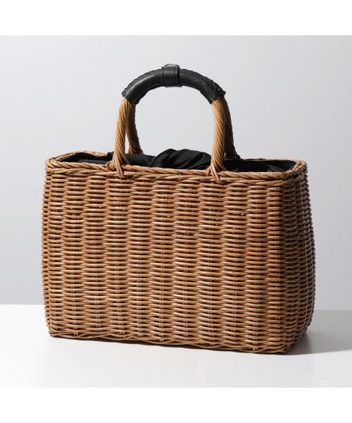 La Premiere Dogkiss カゴバッグ BAGMATI かごバッグ BBK17 04 ウィッカー×レザー ハンドバッグ