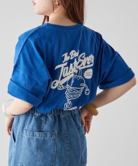 NICE CLAUP OUTLET/ハンバーガーBOY発泡プリントBIGTシャツ/506062744