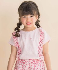 Noeil aime BeBe/クレープヒョウ柄フリル付きTシャツ(80~130cm)/506077241