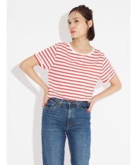 Levi's/MARGOT ボーダーTシャツ レッド STRIPE CORAL RED/506077285