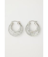 SLY/CLEAR GLITTER  HOOP ピアス/506077321