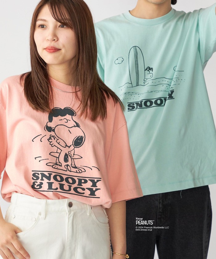 マイスヌーピーコレクション 2004 スヌーピー Tシャツ 70s ARTEX スヌーピー SKI COUNTRY MINNESOTA フットボールT