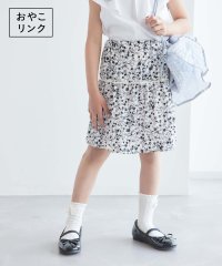 ROPE' PICNIC　KIDS/【KIDS】花柄パイピングギャザースカート/リンクコーデ/506077916