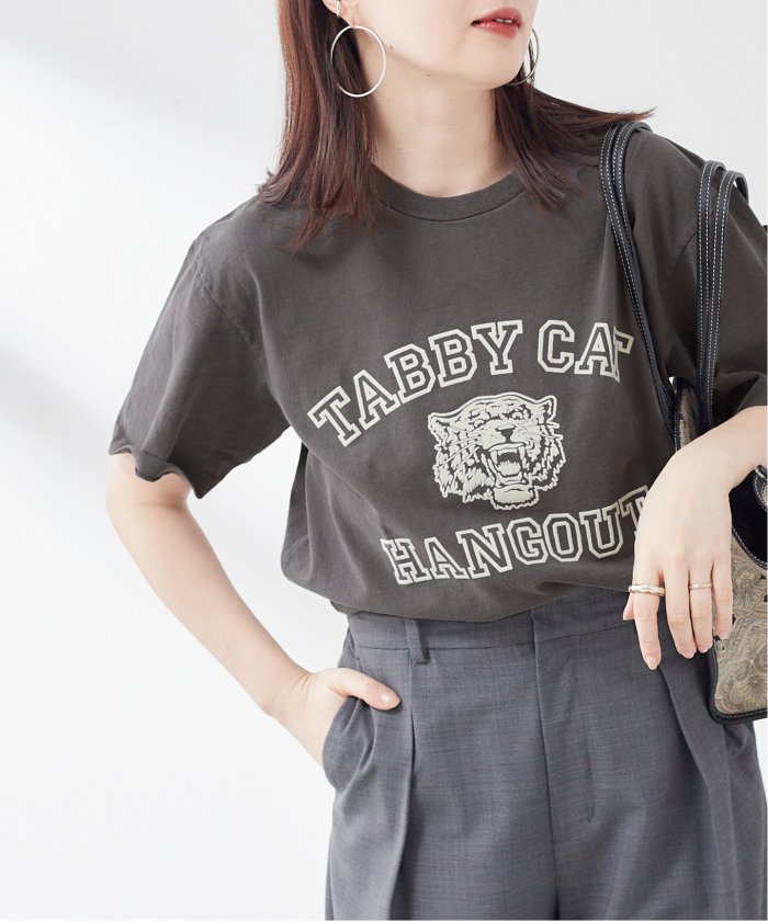 追加2》《別注》【MIXTA/ミクスタ】TABBY CAT HANGOUT CREW T