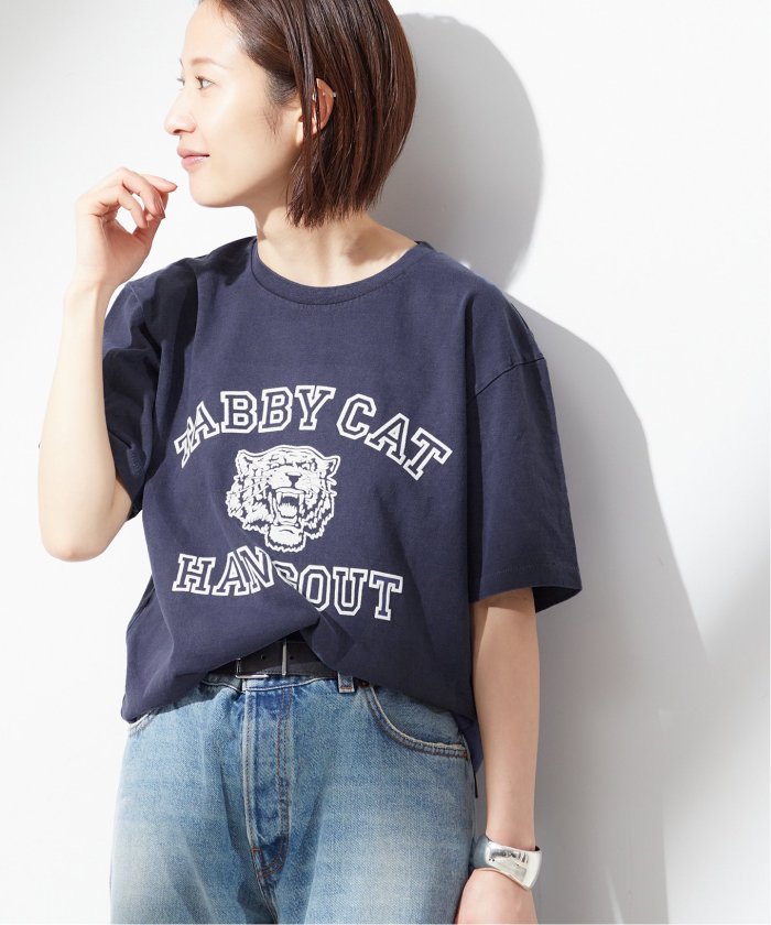 追加2》《別注》【MIXTA/ミクスタ】TABBY CAT HANGOUT CREW T