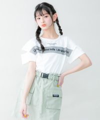 JENNI belle/【WEB限定】防蚊メッシュプリント肩あきTシャツ/506078462