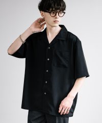 Rocky Monroe/開襟シャツ 半袖 無地 オープンカラー メンズ レディース オーバーサイズ ビッグシルエット リラックス ルーズ ゆったり 羽織り ドレープ シンプル カジュア/506078692