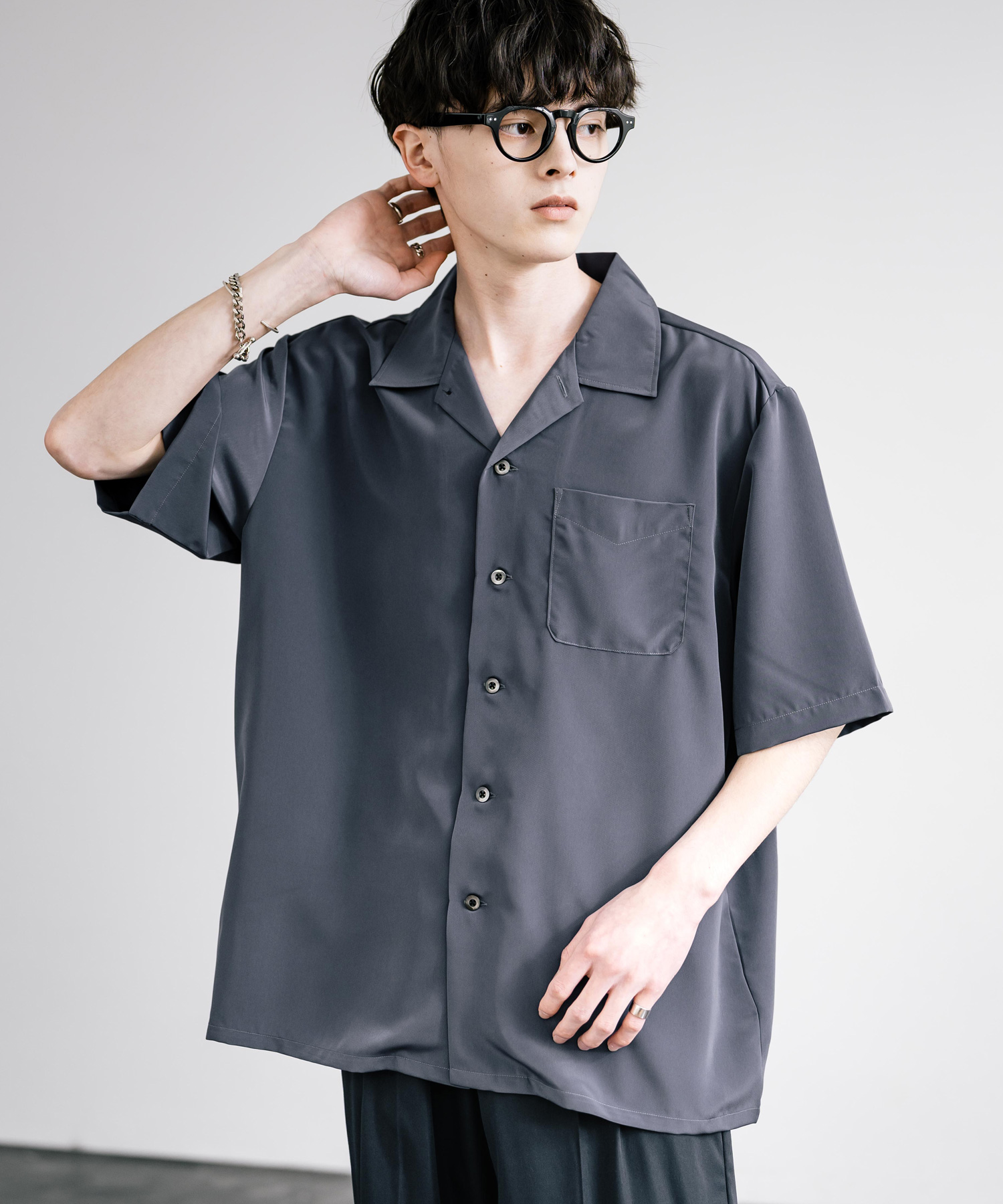 cornerstone コーナーストーン 開襟シャツ シャツ 変形シャツ 希少 Cornerstone メンズ | SSENSE 日本