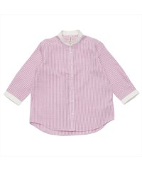 Pitta Re:)/トーキョーシャツ TOKYO SHIRTS 【Pitta Re:)】 Wガーゼ スタンド衿 綿100％ 七分袖シャツ/506078701
