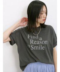 Samansa Mos2 blue/【シルケットバイオ】ゆるTシャツ/506079605