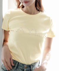 JULIA BOUTIQUE/パールロゴデザインTシャツ・トップス・カットソー/510736/503327971