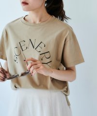 le.coeur blanc/SCENERY ロゴTシャツ/506000721