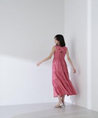 NATURAL BEAUTY BASIC/バッククロスティアードワンピース/506040917