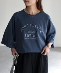 Riberry/カレッジアーチロゴ刺繍ラグランＴシャツ/506064152