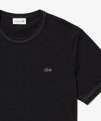 LACOSTE Mens/ヘビーウェイトコットン ワンポイントロゴ シングルジャージ半袖Tシャツ/506079767