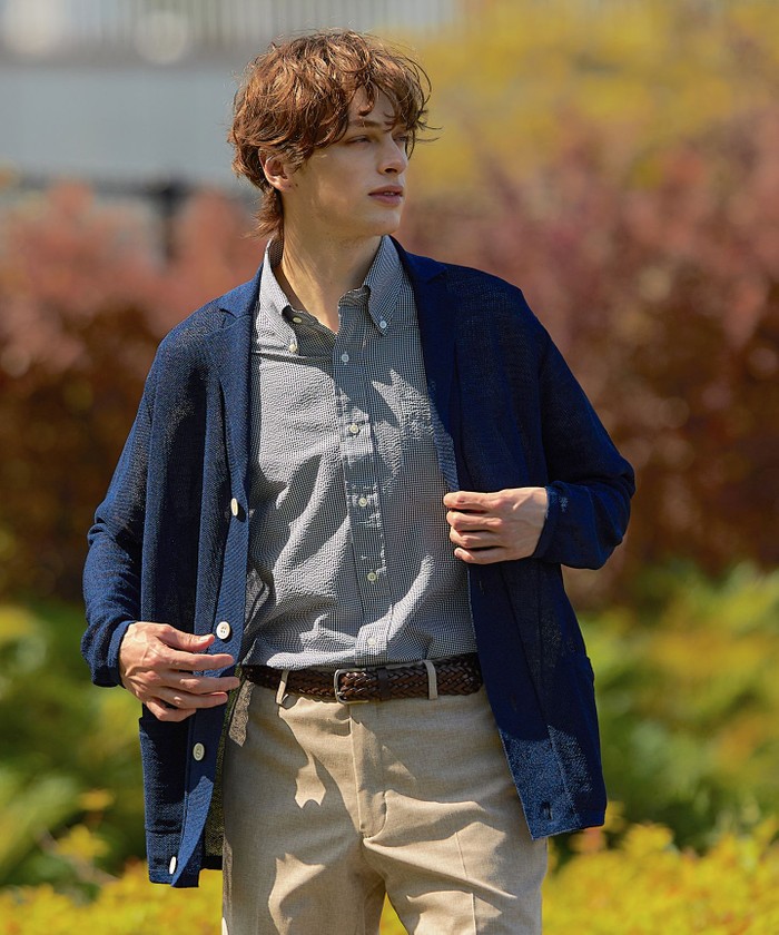 セール】【HYBRID LINEN】ニットジャケット(506079780) | J