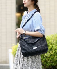 MK MICHEL KLEIN BAG/[2WAY/A4収納可]サイドファスナーメッシュトートバッグ/506079814