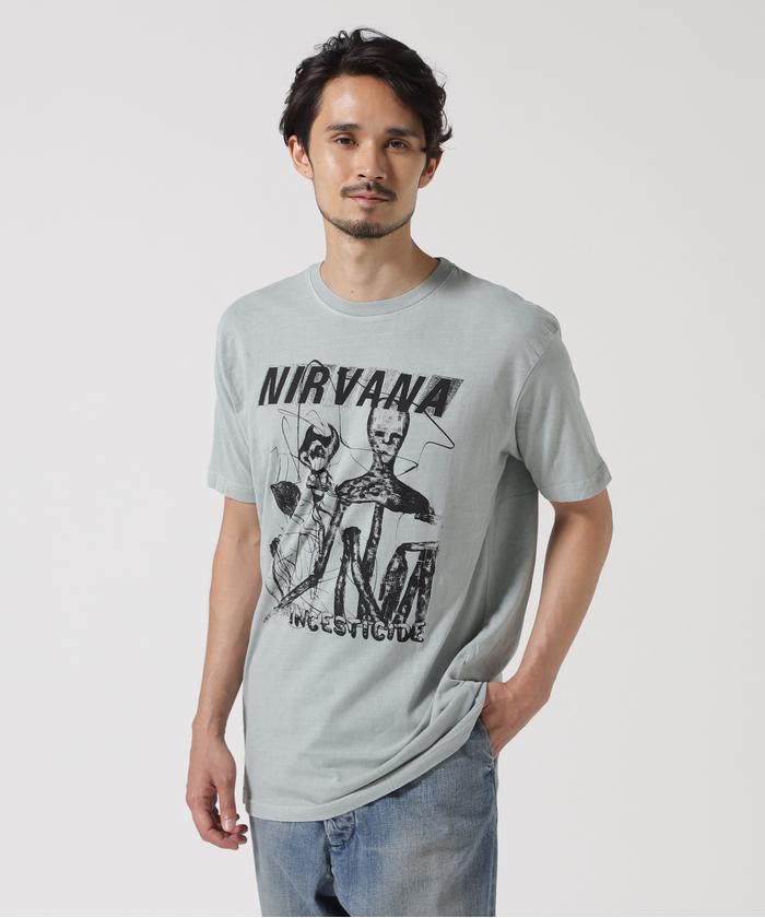 NIRVANA/ニルヴァーナ INCESTICIDE STACKED LOGO S/S TEE NIRVANA/ニルヴァーナ INCESTICIDE STACKED LOGO S/S TEE