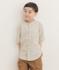 URBAN RESEARCH DOORS（Kids）/【予約】『親子リンク』シルケットリネンバンドカラーシャツ(KIDS)/506080106