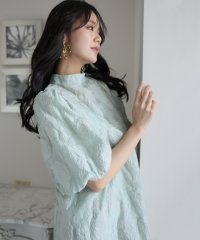 PourVous/プールヴー PourVous 袖あり&ミモレ丈パーティードレスパフスリーブお呼ばれ結婚式フォーマル フォーマル ワンピース パーティードレス 20代 30代 4/506080449