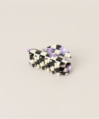 U by Spick&Span/【Chunks/チャンクス】 Checker Flower Claw2/506080663