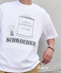 SHIPS any MEN/SHIPS any: SNOOPY コラボ グラフィック バック プリント Tシャツ◇/506080888