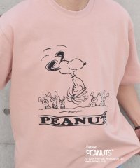 SHIPS any MEN/SHIPS any: SNOOPY コラボ グラフィック バック プリント Tシャツ◆/506080888