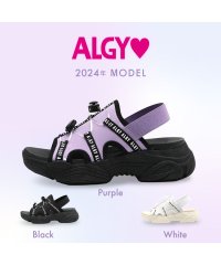 ALGY/ALGY アルジー 2024新作 サンダル キッズ 女の子  ジュニア 靴 シューズ  軽量 かわいい スポーティーサンダル ボリュームソール ゴムバンド 靴 /506081001