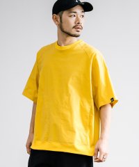 Rocky Monroe/Tシャツ 半袖 カットソー メンズ レディース オーバーサイズ ビッグシルエット ラグラン ルーズ リラックス ゆったり ストレッチ 布帛 サイドポケット クル/506081069