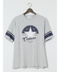 GRAND-BACK/【大きいサイズ】コンバース/CONVERSE クラック風袖ライン クルーネック半袖Ｔシャツ メンズ Tシャツ カットソー カジュアル インナー トップス ギフト/506081297