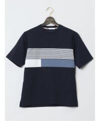 GRAND-BACK/【大きいサイズ】グランバック/GRAND－BACK ドライリップル切替 クルー半袖Ｔシャツ メンズ Tシャツ カットソー カジュアル インナー トップス ギフト/506081905