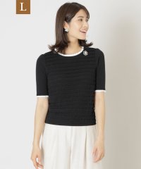 TO BE CHIC(L SIZE)/【L】コットンナイロン プルオーバーニット/506062524