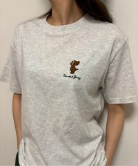 ALWAYS GOOD TIME NEW BASIC STORE/【TOM & JERRY/トムとジェリー】天竺ワンポイント刺繍 半袖クルーネックＴシャツ/506066163