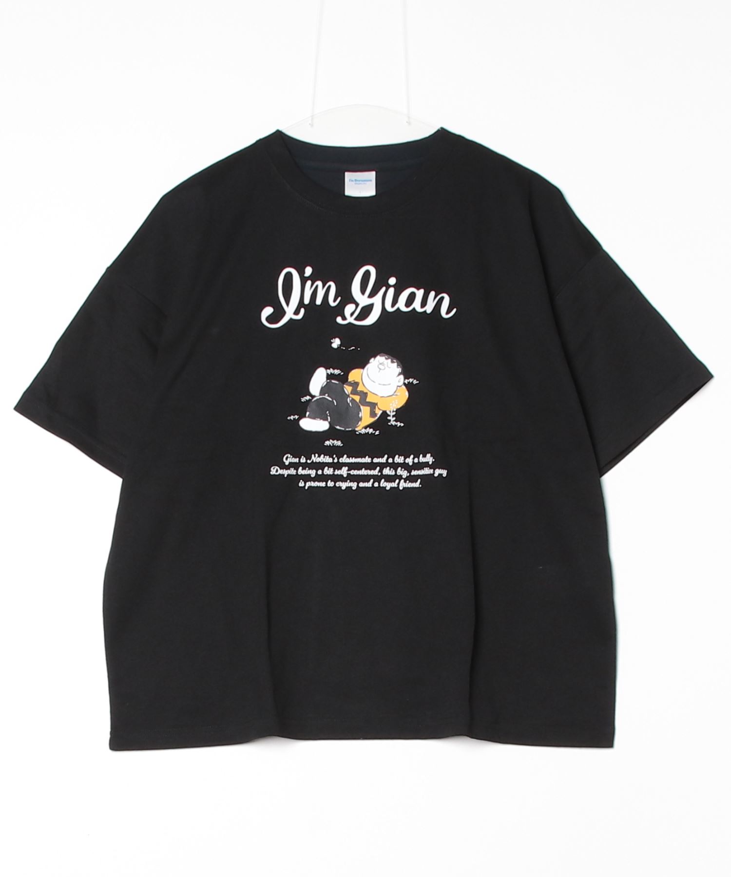 【とも&ちん】セット商品　DF.SQEZ & YUMYUM Tシャツ　M Doraemon/ドラえもん】天竺ジャイアンプリント半袖クルーネック