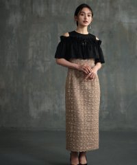 DRESS+/ドレスプラス DRESS+ ドッキングワンピース ロングワンピース/506081250