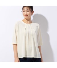 MISSEL/鹿の子ニット タックTシャツ/506082429