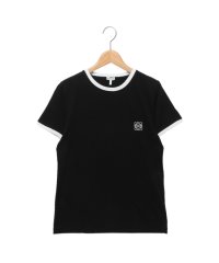 LOEWE/ロエベ Tシャツ カットソー アナグラム ブラック ホワイト レディース LOEWE S359Y22X28 1102/506082731