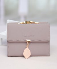 Dewlily/三つ折りミニ財布 レディース 10代 20代 30代 韓国ファッション カジュアル コンパクト かわいい 上品 プレゼント 贈り物 チャーム オフィス/506083138