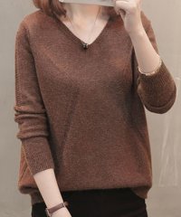 Amulet/アミュレット Amulet バックフェイクボタンニット レディース 10代 20代 30代 韓国ファッション 春 秋 カジュアル 長袖 シンプル おしゃれ 春 /506083145