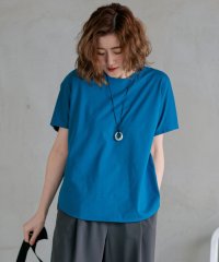 NIJYUSANKU（SMALL SIZE）/【洗える】ALBINIコーコラン シャツテール Tシャツ/506083503