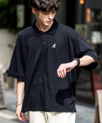 Rocky Monroe/KANGOL カンゴール ポロシャツ 半袖 メンズ レディース 鹿の子 カノコ オーバーサイズ ビッグシルエット ゆったり ワイド 通気性 清涼感 シンプル 無/506083605