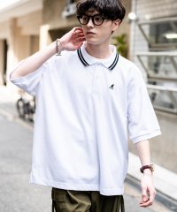 Rocky Monroe/KANGOL カンゴール ポロシャツ 半袖 メンズ レディース 鹿の子 カノコ オーバーサイズ ビッグシルエット ゆったり ワイド 通気性 清涼感 シンプル 無/506083605