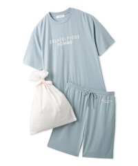 GELATO PIQUE HOMME/【ラッピング済み】【HOME】レーヨンロゴＴシャツ＆ハーフパンツSET/506083623