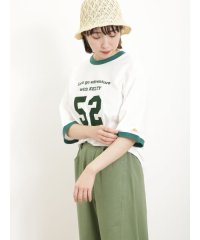 Samansa Mos2/【KELTY×Samansa Mos2】5分袖リンガーTシャツ/506083798