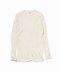 ROPE'/【WEB限定】Washable Silk Vネックリブロングカーデガン/506083835