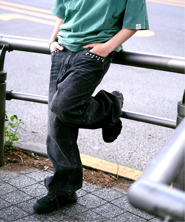 PLATEAU STUDIOプリントローデニムprinted raw denim